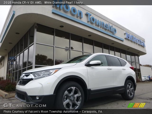 2018 Honda CR-V EX AWD in White Diamond Pearl