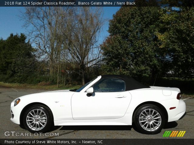 2018 Fiat 124 Spider Classica Roadster in Bianco Gelato White