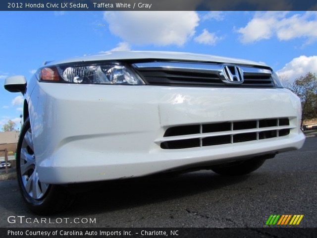2012 Honda Civic LX Sedan in Taffeta White