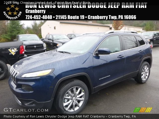 2018 Jeep Cherokee Limited 4x4 in Patriot Blue Pearl