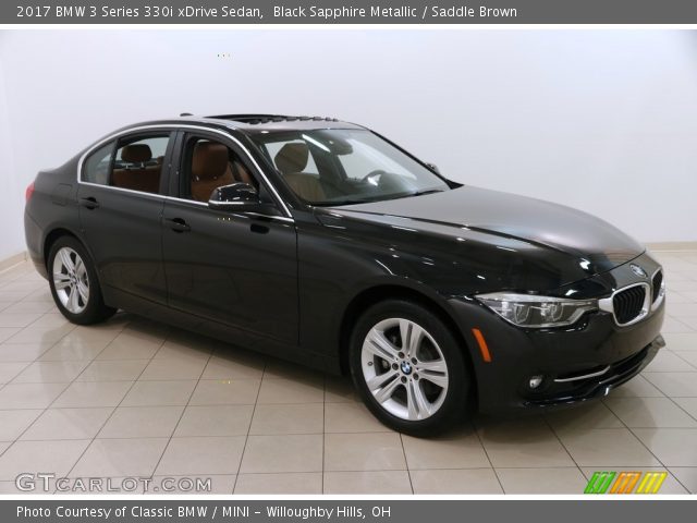 2017 BMW 3 Series 330i xDrive Sedan in Black Sapphire Metallic