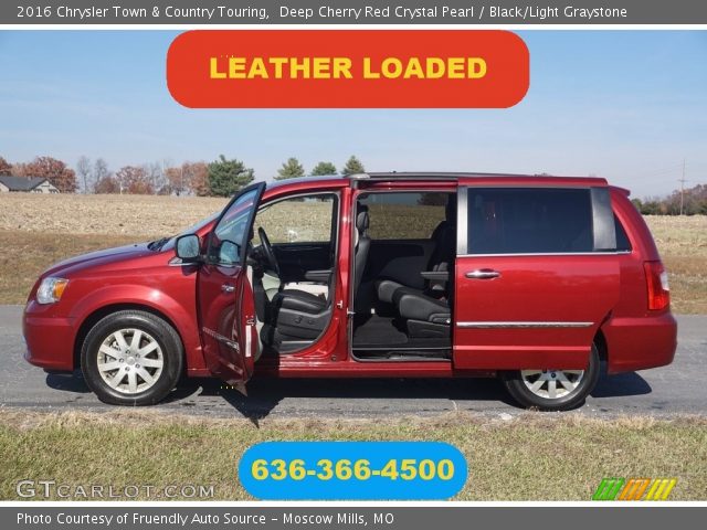 2016 Chrysler Town & Country Touring in Deep Cherry Red Crystal Pearl