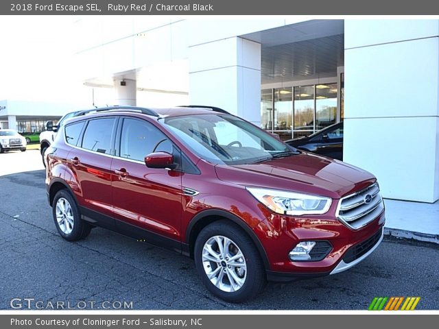 2018 Ford Escape SEL in Ruby Red