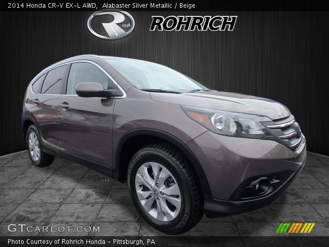 2014 Honda CR-V EX-L AWD in Alabaster Silver Metallic