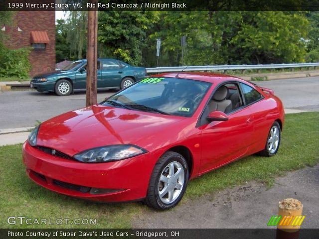 1999 Mercury Cougar V6 in Rio Red Clearcoat