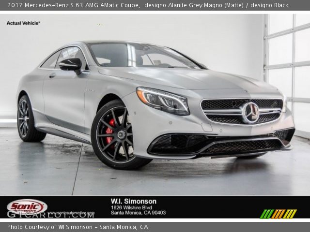 2017 Mercedes-Benz S 63 AMG 4Matic Coupe in designo Alanite Grey Magno (Matte)