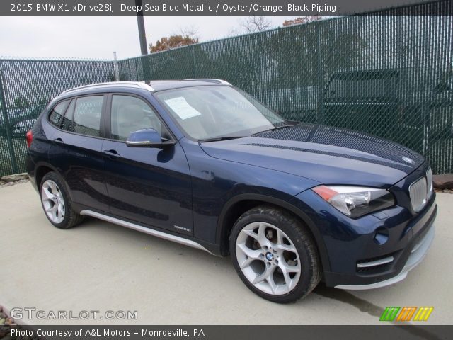2015 BMW X1 xDrive28i in Deep Sea Blue Metallic