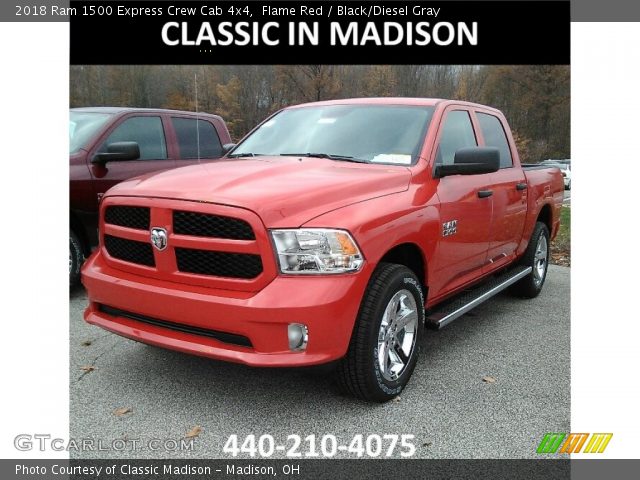 2018 Ram 1500 Express Crew Cab 4x4 in Flame Red