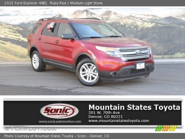 2015 Ford Explorer 4WD in Ruby Red