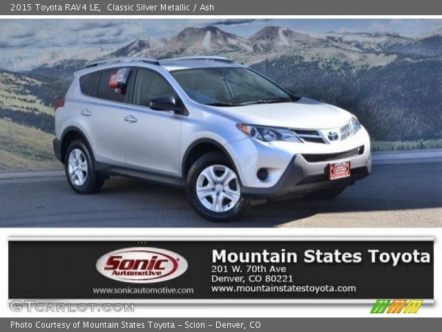 2015 Toyota RAV4 LE in Classic Silver Metallic