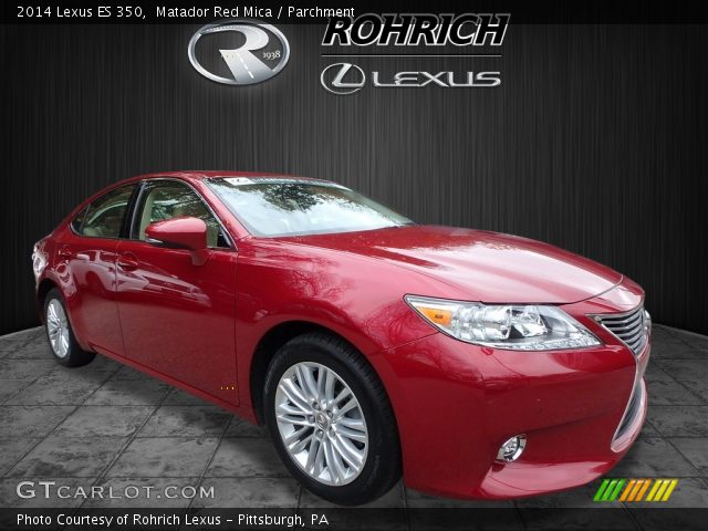 2014 Lexus ES 350 in Matador Red Mica