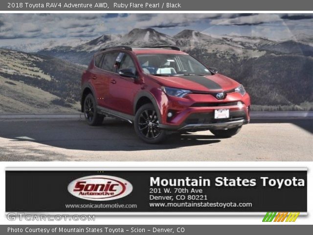 2018 Toyota RAV4 Adventure AWD in Ruby Flare Pearl