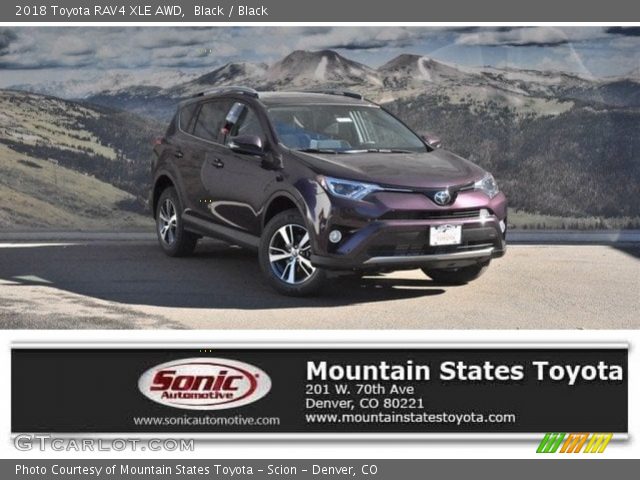 2018 Toyota RAV4 XLE AWD in Black