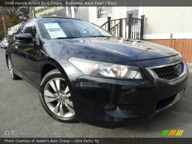 2008 Honda Accord EX-L Coupe in Nighthawk Black Pearl