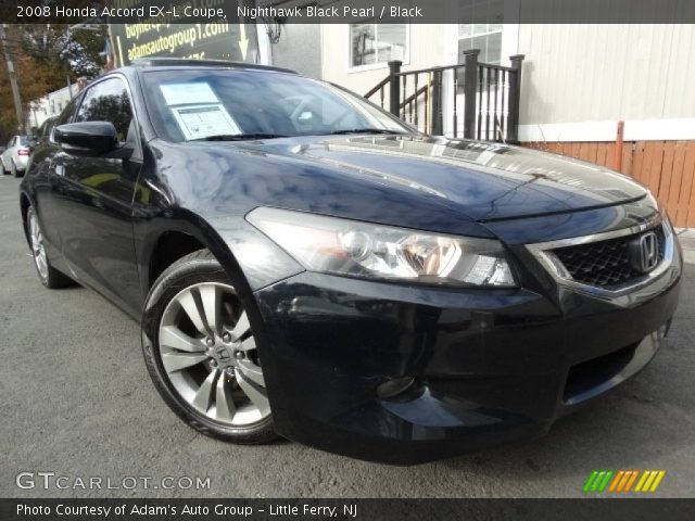 2008 Honda Accord EX-L Coupe in Nighthawk Black Pearl