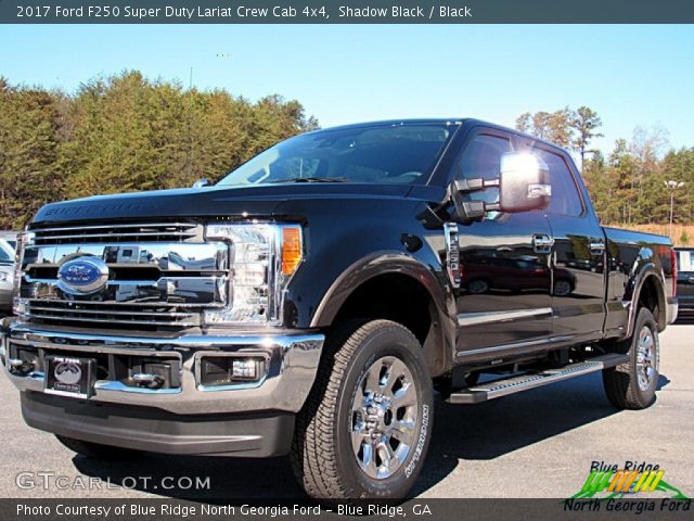 2017 Ford F250 Super Duty Lariat Crew Cab 4x4 in Shadow Black