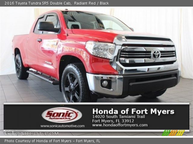 2016 Toyota Tundra SR5 Double Cab in Radiant Red