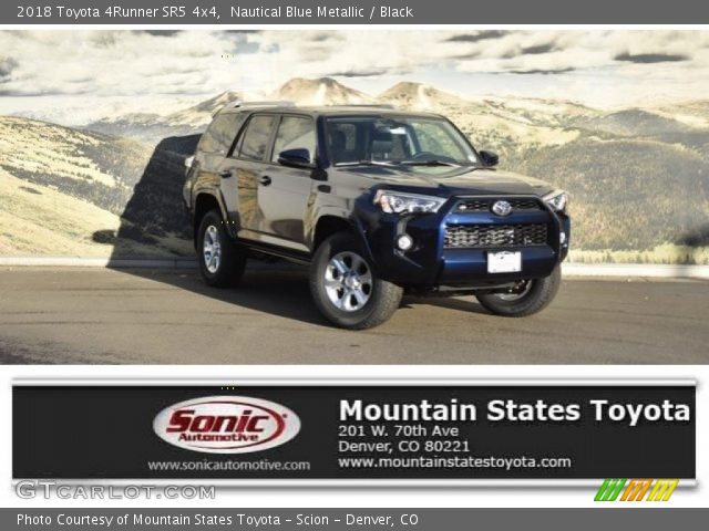 2018 Toyota 4Runner SR5 4x4 in Nautical Blue Metallic