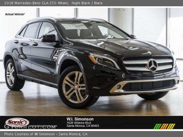 2018 Mercedes-Benz GLA 250 4Matic in Night Black