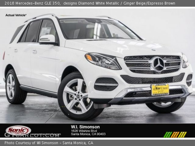 2018 Mercedes-Benz GLE 350 in designo Diamond White Metallic