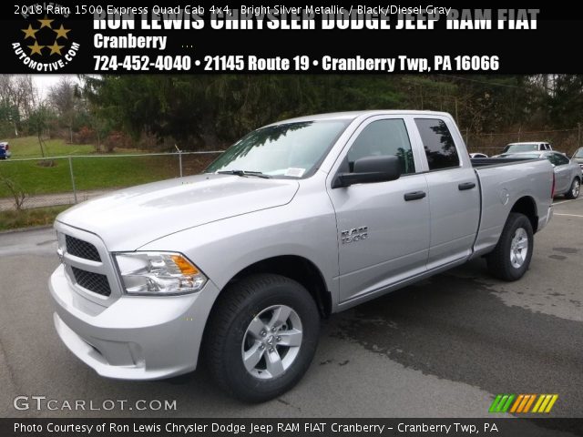 2018 Ram 1500 Express Quad Cab 4x4 in Bright Silver Metallic