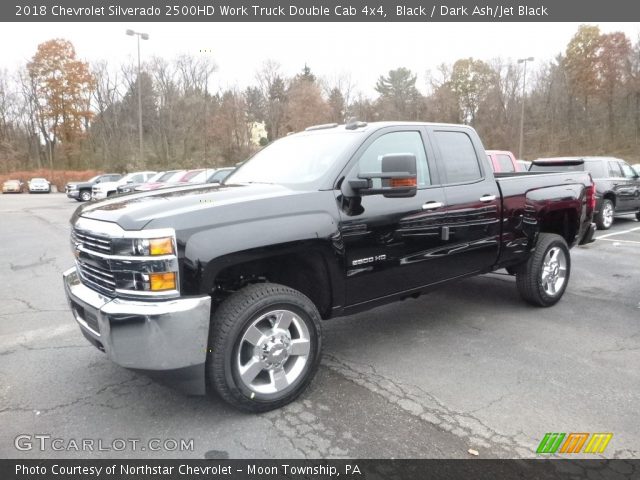2018 Chevrolet Silverado 2500HD Work Truck Double Cab 4x4 in Black