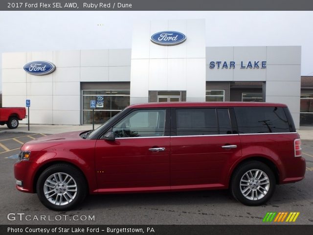 2017 Ford Flex SEL AWD in Ruby Red