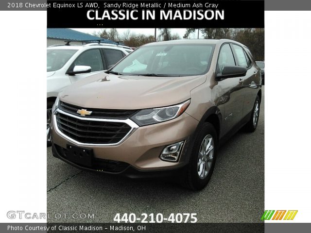 2018 Chevrolet Equinox LS AWD in Sandy Ridge Metallic