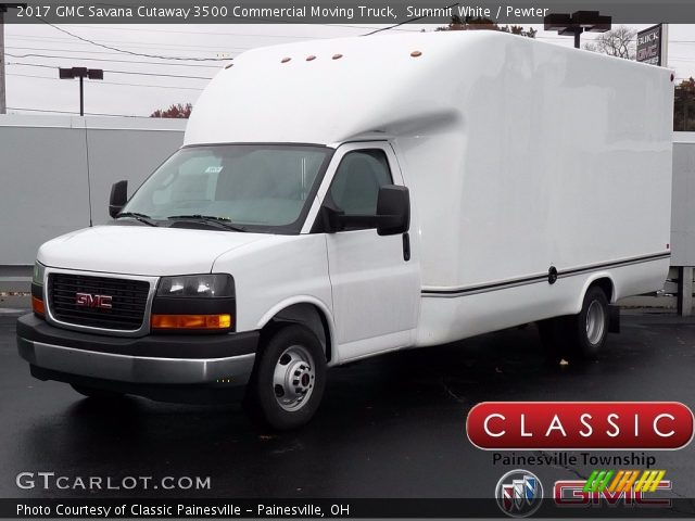 2017 GMC Savana Cutaway 3500 Commercial Moving Truck in Summit White