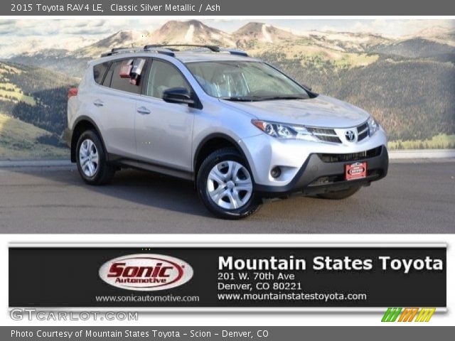2015 Toyota RAV4 LE in Classic Silver Metallic