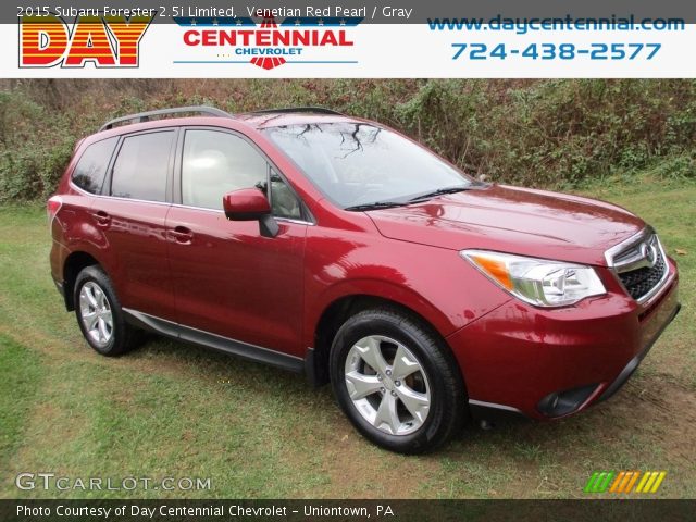 2015 Subaru Forester 2.5i Limited in Venetian Red Pearl