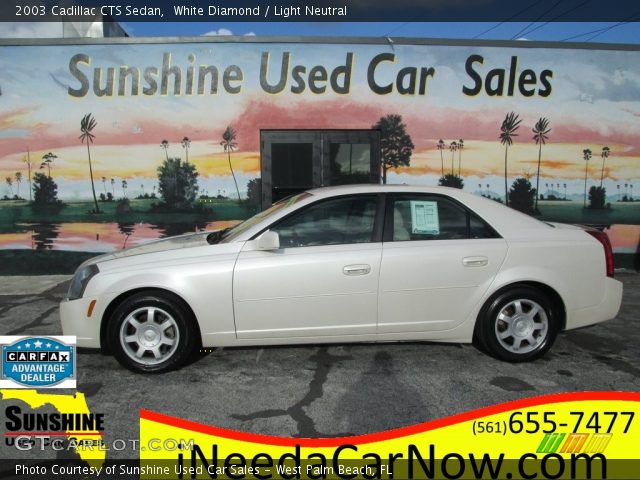 2003 Cadillac CTS Sedan in White Diamond