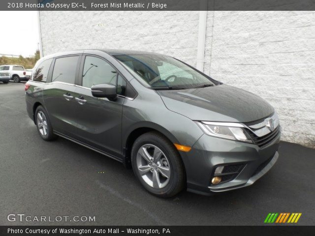 2018 Honda Odyssey EX-L in Forest Mist Metallic