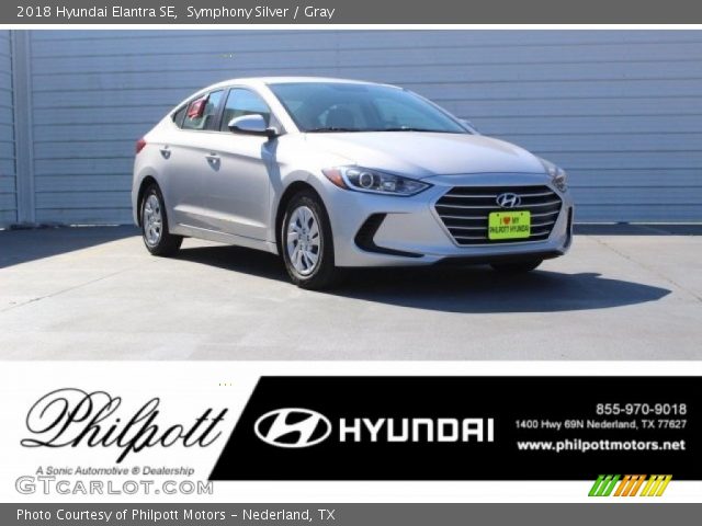 2018 Hyundai Elantra SE in Symphony Silver