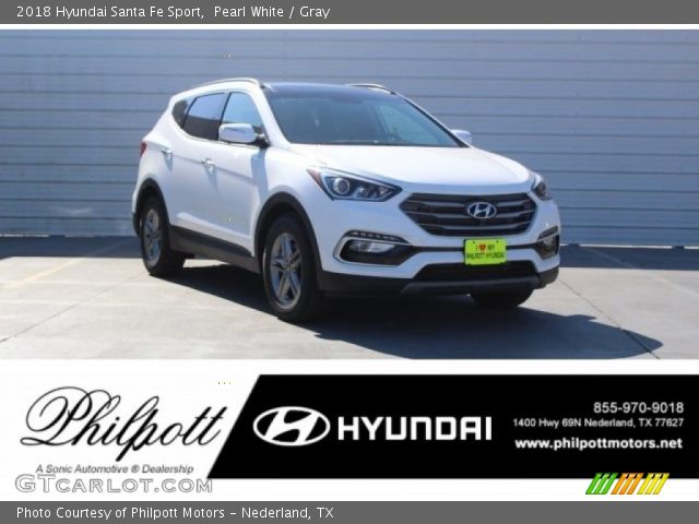 2018 Hyundai Santa Fe Sport  in Pearl White