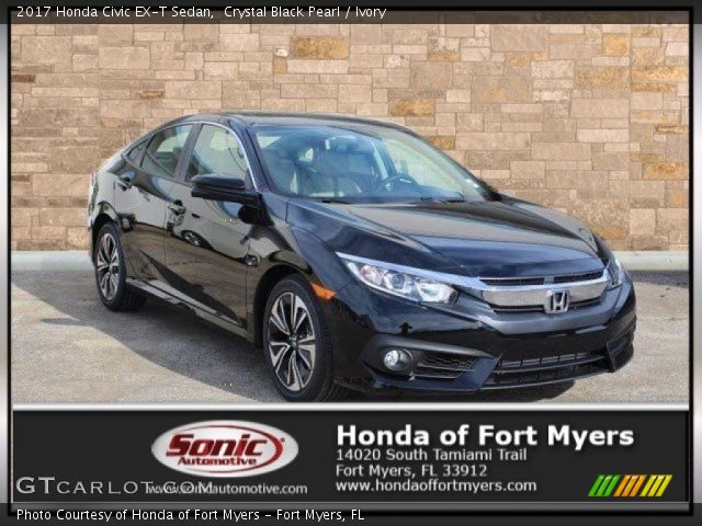 2017 Honda Civic EX-T Sedan in Crystal Black Pearl