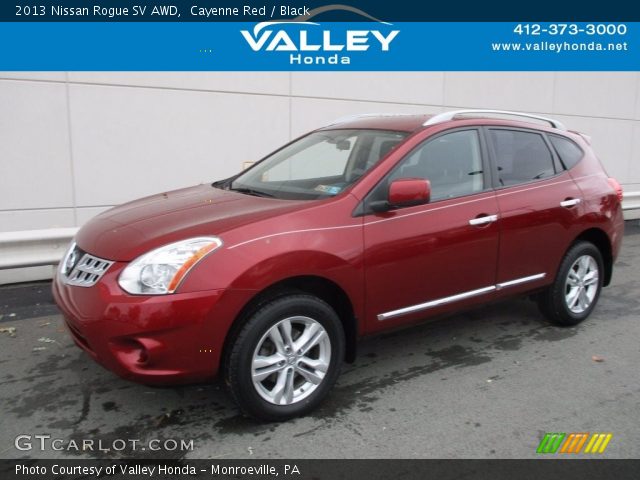 2013 Nissan Rogue SV AWD in Cayenne Red