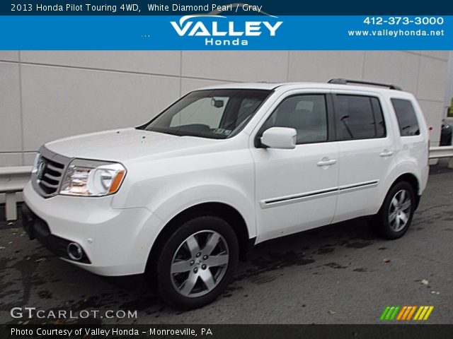 2013 Honda Pilot Touring 4WD in White Diamond Pearl