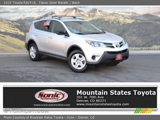 2015 Toyota RAV4 LE in Classic Silver Metallic