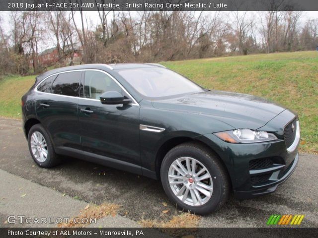 2018 Jaguar F-PACE 25t AWD Prestige in British Racing Green Metallic