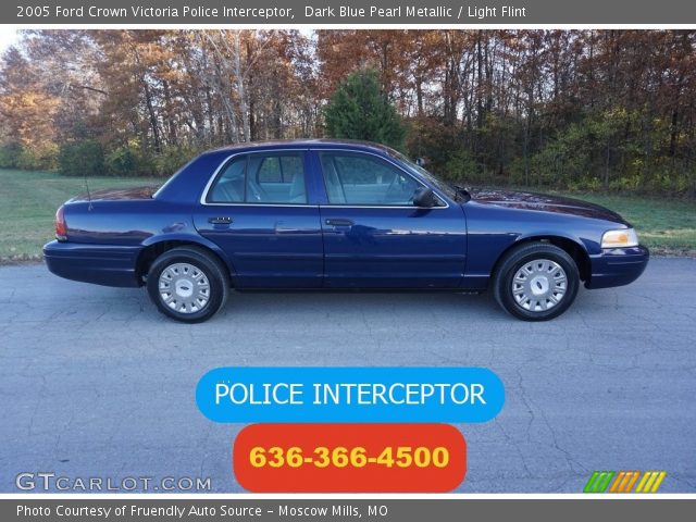 2005 Ford Crown Victoria Police Interceptor in Dark Blue Pearl Metallic