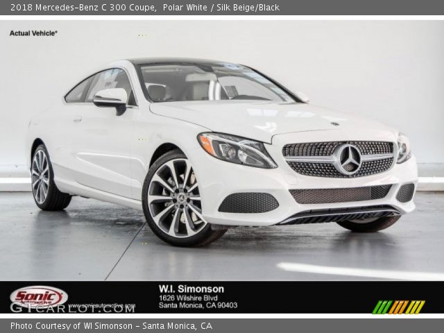 2018 Mercedes-Benz C 300 Coupe in Polar White