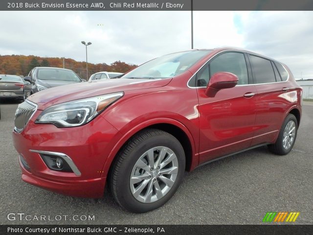 2018 Buick Envision Essence AWD in Chili Red Metallilc