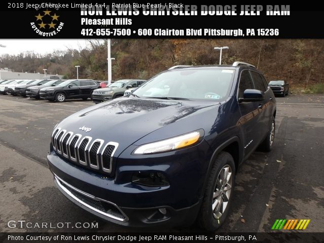 2018 Jeep Cherokee Limited 4x4 in Patriot Blue Pearl