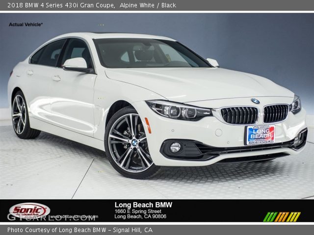 2018 BMW 4 Series 430i Gran Coupe in Alpine White