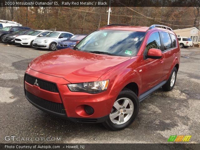 2010 Mitsubishi Outlander ES in Rally Red Metallic