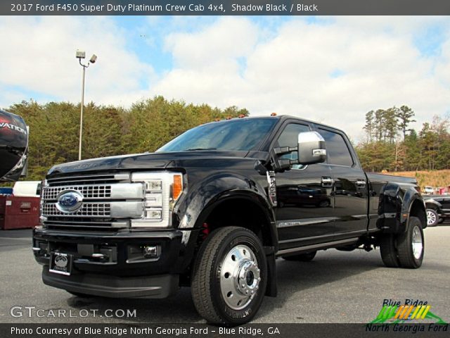 2017 Ford F450 Super Duty Platinum Crew Cab 4x4 in Shadow Black