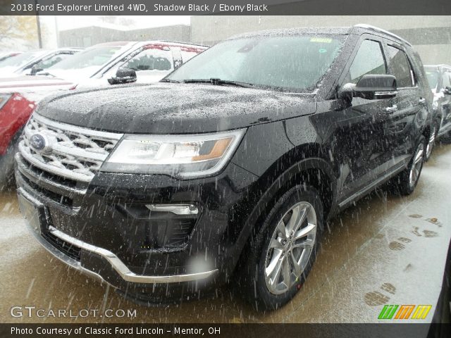 2018 Ford Explorer Limited 4WD in Shadow Black