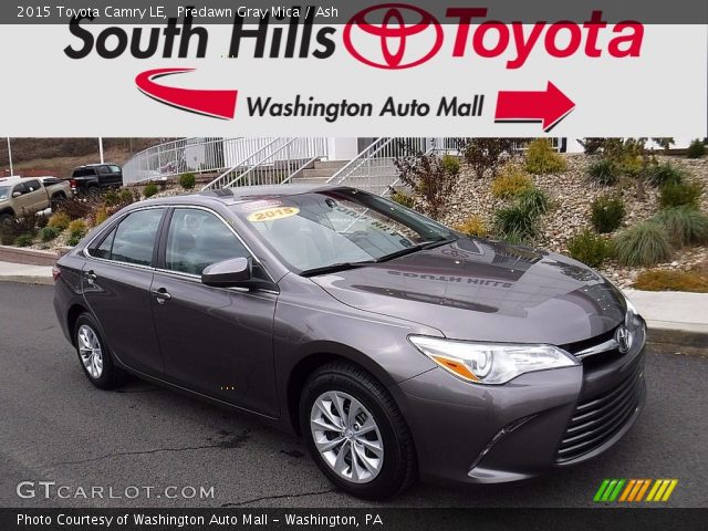 2015 Toyota Camry LE in Predawn Gray Mica