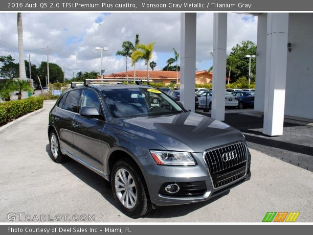 2016 Audi Q5 2.0 TFSI Premium Plus quattro in Monsoon Gray Metallic